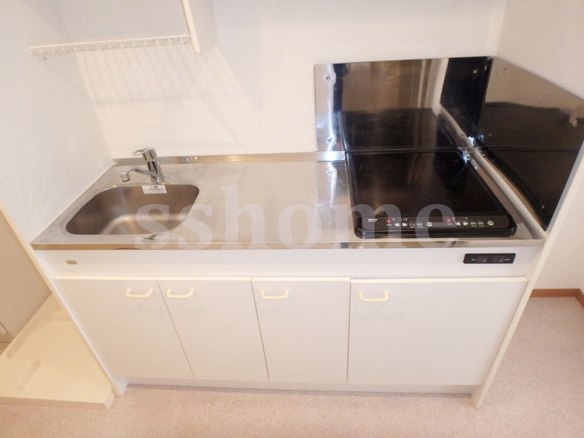 キッチン IHコンロ2口付きのキッチン 写真3