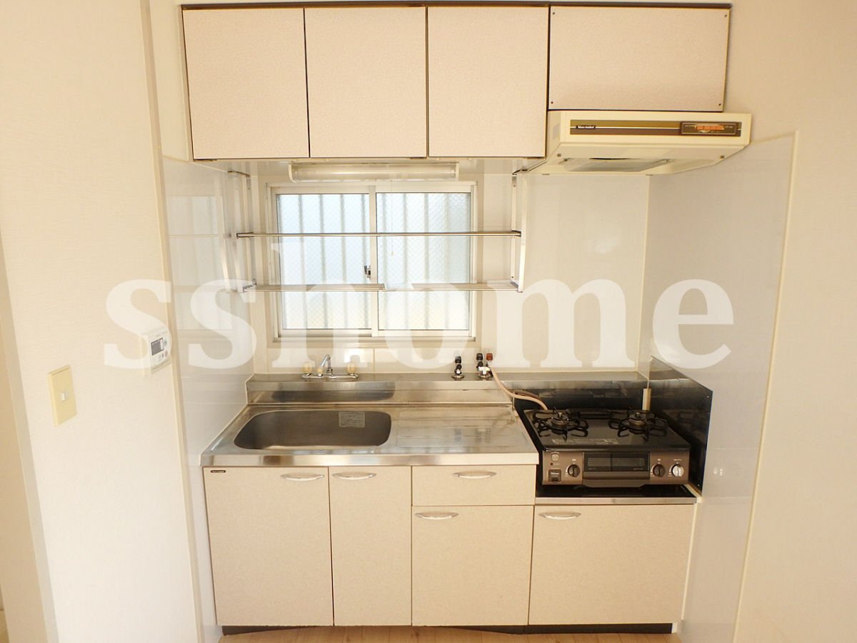 キッチン 大きなガスキッチン☆ガスコンロ残置物 写真3