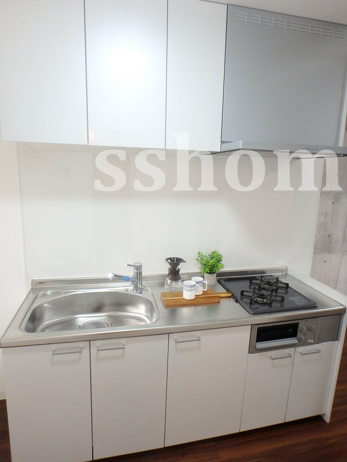 キッチン 2口ガスコンロ付きのシステムキッチン☆ 写真3