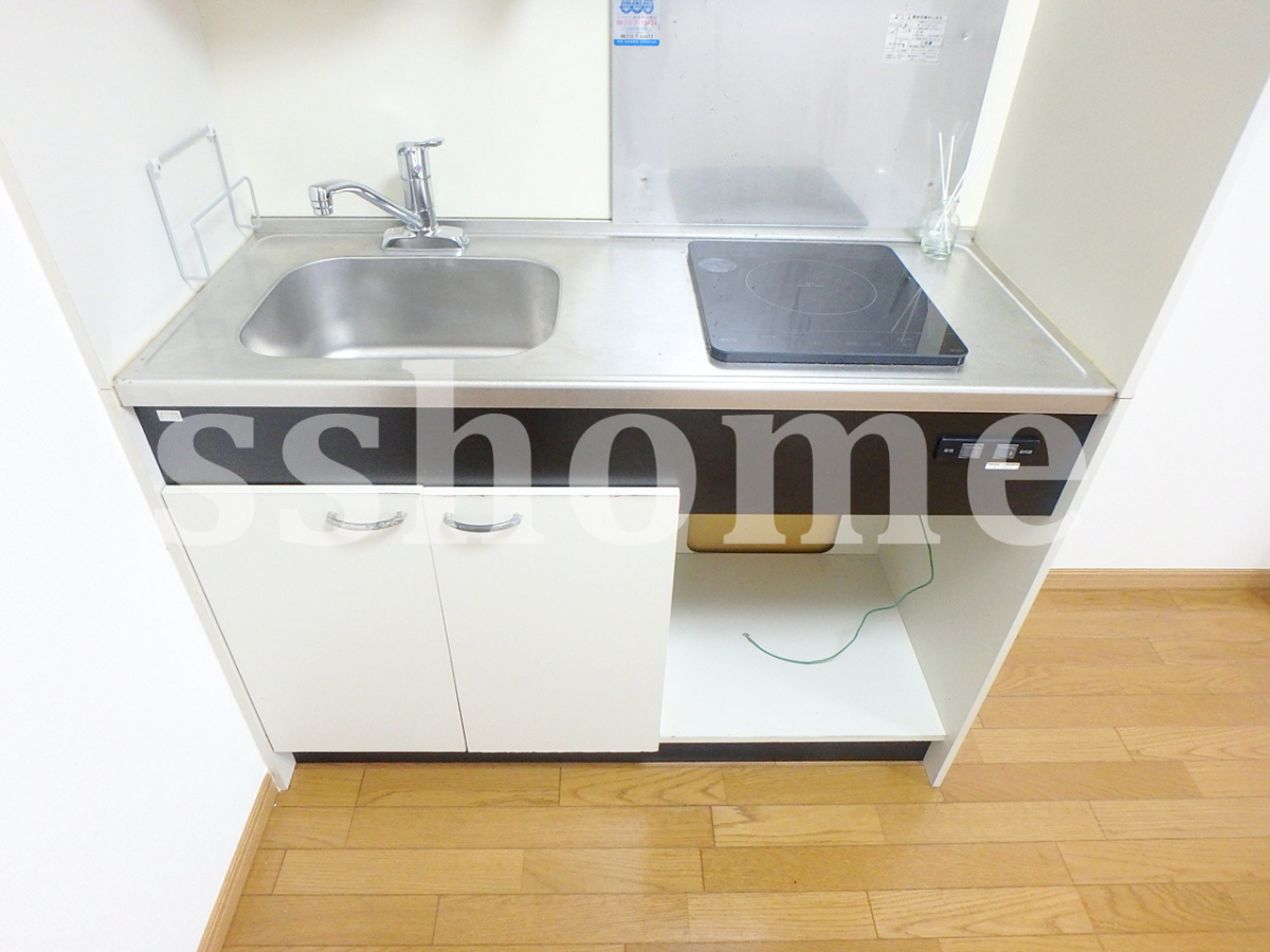 キッチン ミニキッチン☆IHコンロ付きました 写真3