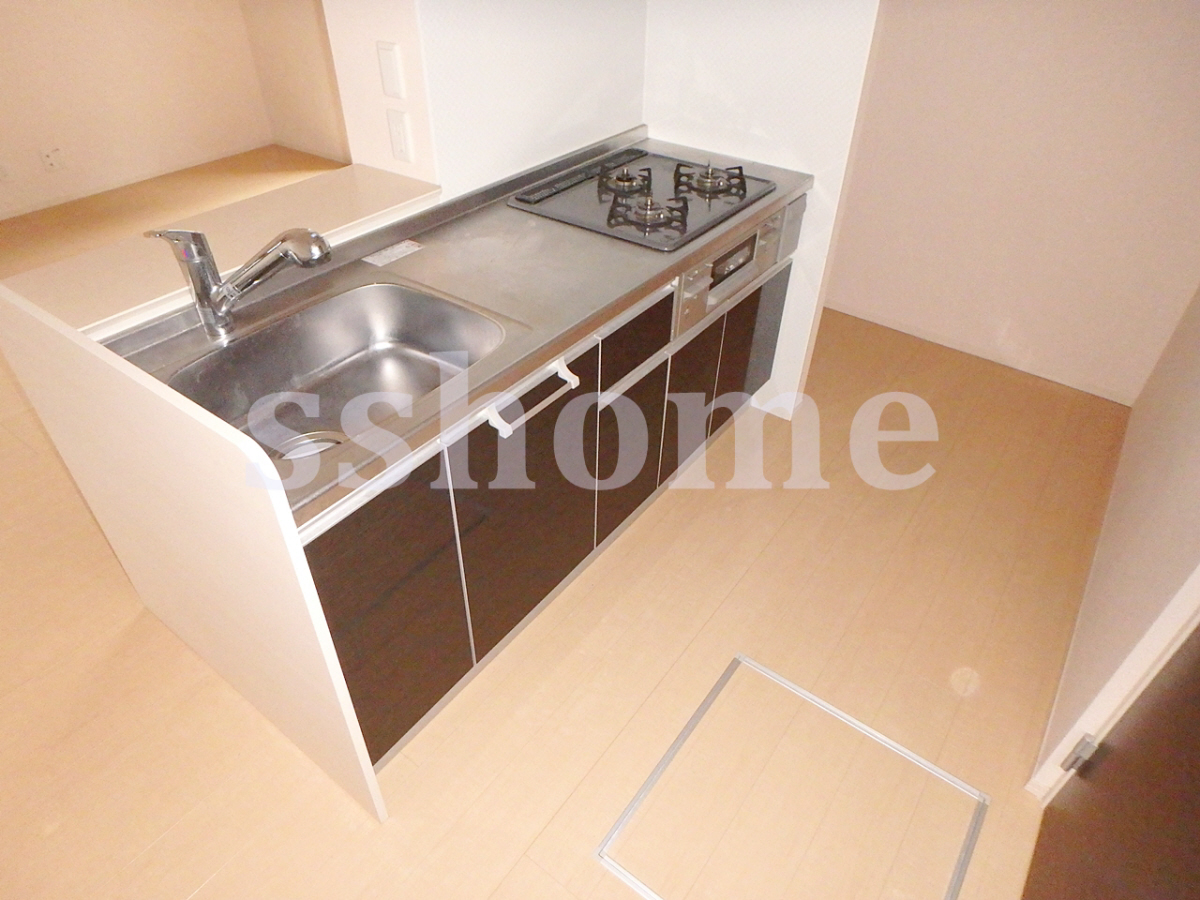 キッチン 3口ガスコンロ付システムカウンターキッチン☆ 写真3