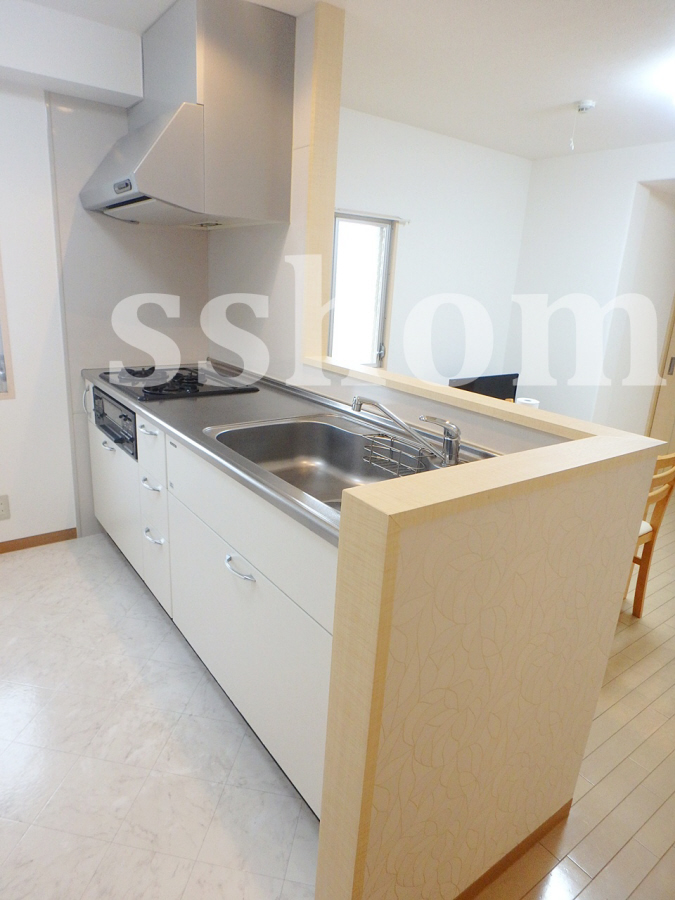 キッチン 引き出し式収納のシステムキッチン 写真3