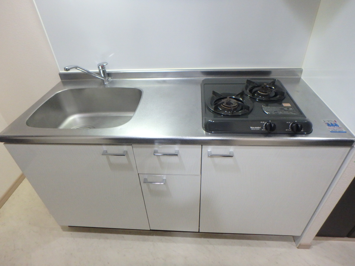 キッチン 2口ガスコンロシステムキッチン 写真3