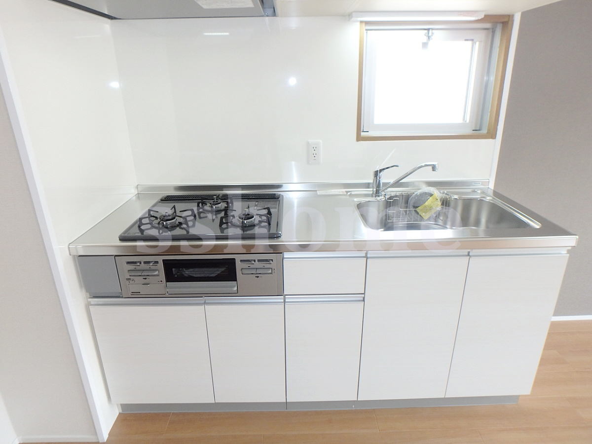 キッチン ガス3口システムキッチン 写真3