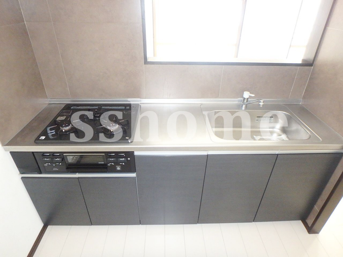 キッチン ガス3口コンロ付システム 写真3