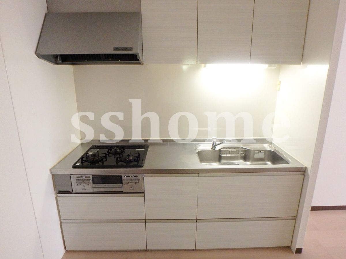 キッチン ガス3口コンロ付システム 写真3